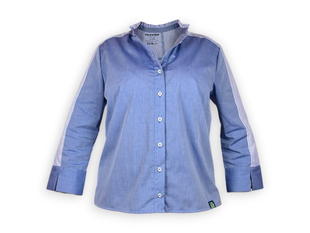 TheNewNew KR-9 - Dámská upcyklovaná košile vel. 44